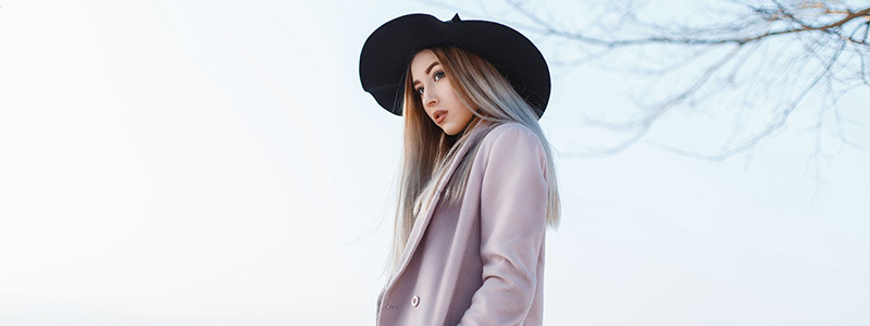 ウェーブタイプに似合う帽子