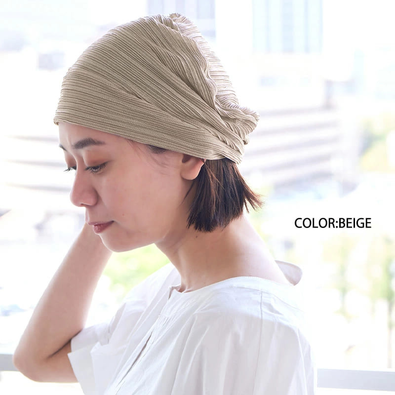 骨格診断ストレートタイプに似合うサマーニットキャップ