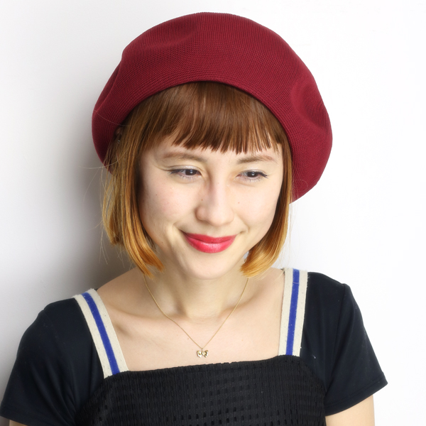 骨格診断ウェーブタイプに似合うベレー帽