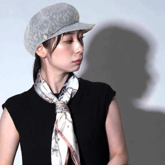 骨格診断ウェーブタイプに似合うマリンキャップ