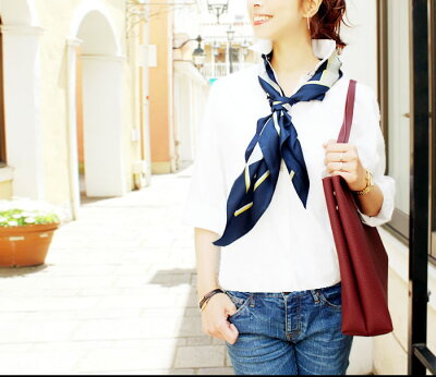 骨格ストレートタイプに似合う小物のお手本コーデ