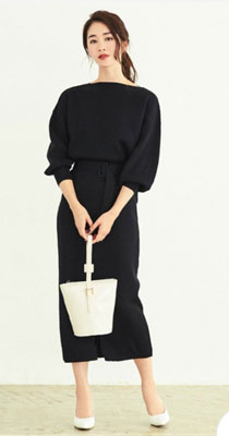 骨格ウェーブタイプに似合う服装着用例