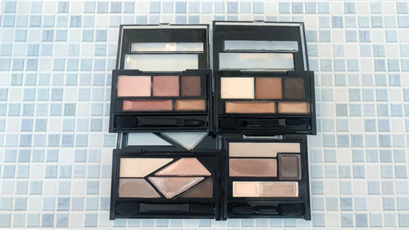 ブルベ冬に似合うケイト(KATE)ブラウンアイシャドウのパレット一覧