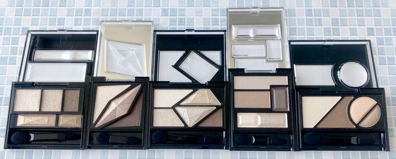 ケイトのブラウンアイシャドウ全5種比較