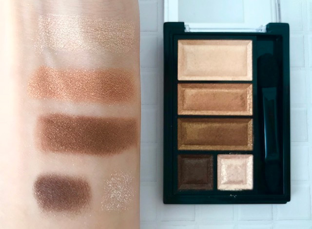 リンメルのアイシャドウ「ショコラスウィートアイズ」タッチアップ(001 ジンジャーショコラ)