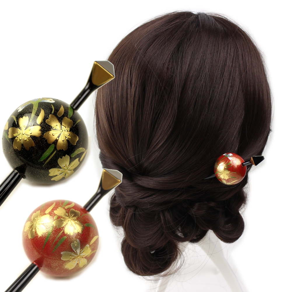 顔タイプ診断アクティブキュートタイプ似合う桜の玉簪