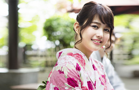 顔タイプ診断「フェミニン」に似合う浴衣
