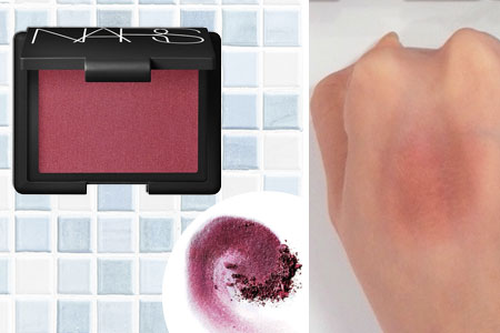 NARS(ナーズ)人気チーク「ブラッシュ」4037 つややかでソフトな輝きのバーガンディのタッチアップイメージ