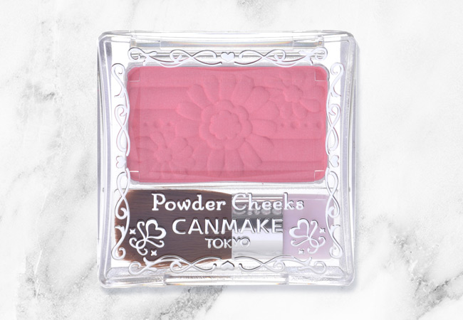 チーク CANMAKE Powder Cheeks PW20 キャンメイクのパウダーチークスをパーソナルカラー別に全色紹介！